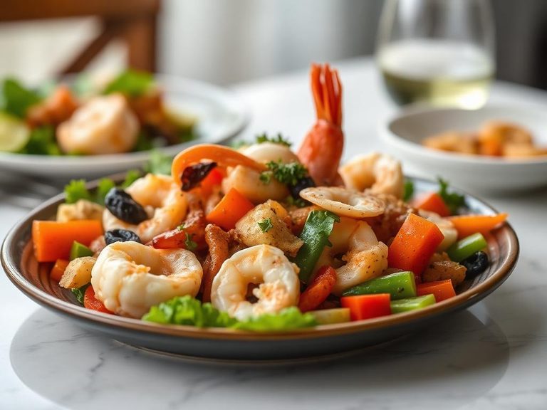 Seafood and Vegetable Medley