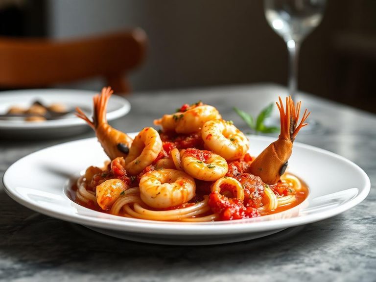 Seafood Arrabbiata