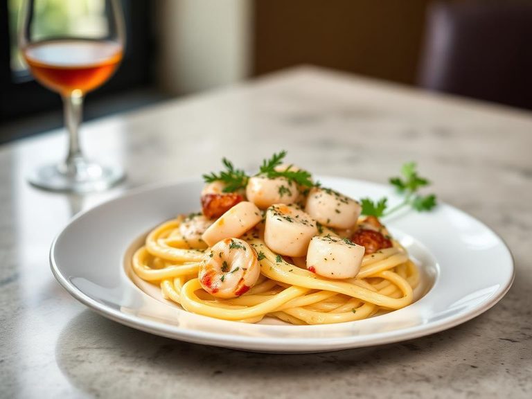 Seafood Carbonara