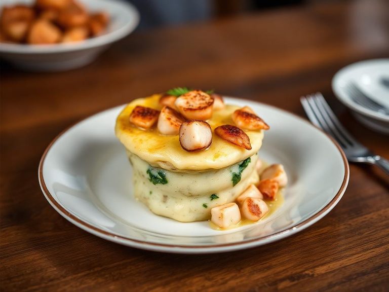 Seafood Gratin Soufflé
