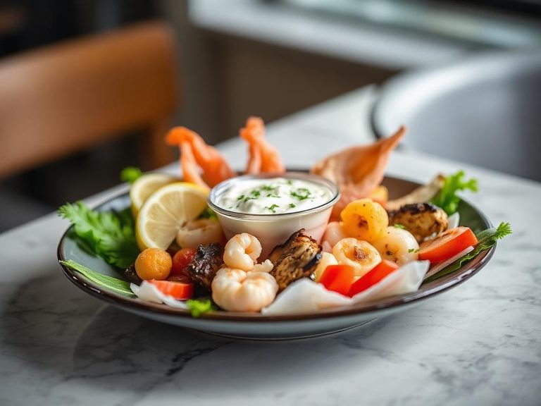 Seafood platter dip