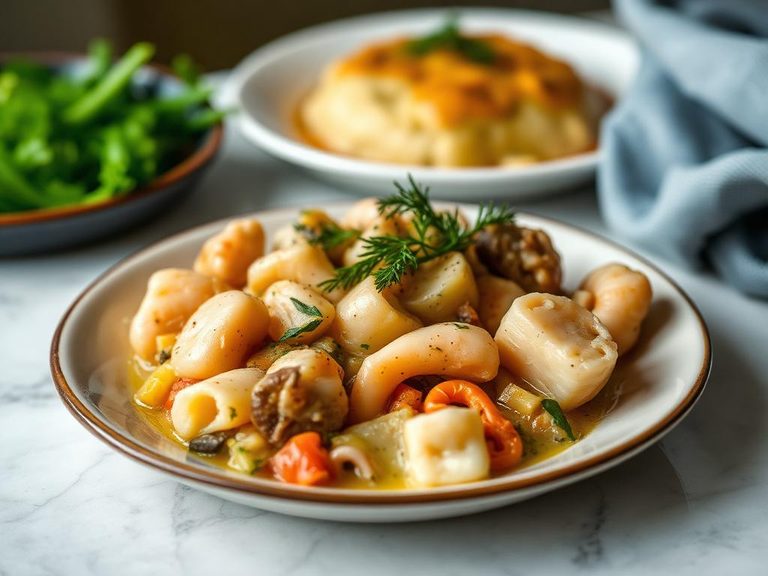 Seafood Pot Pie Filling