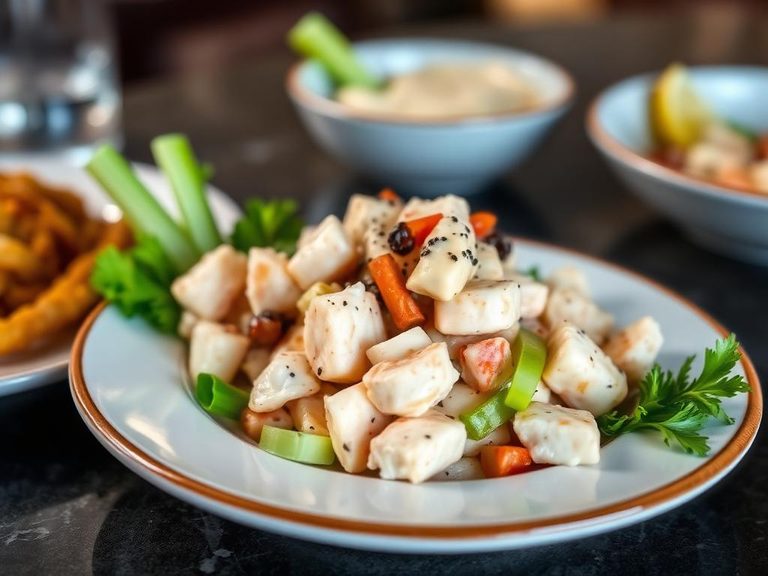Seafood Salad (with celery and mayo)