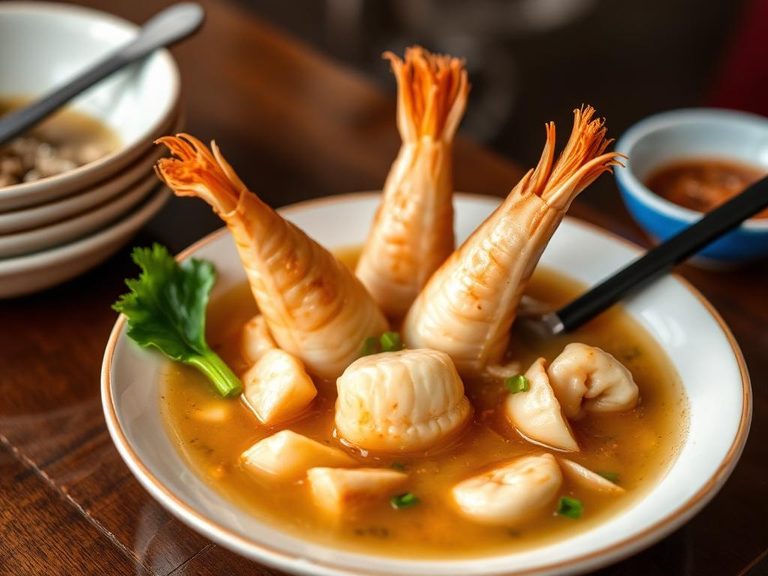Seafood with Egg Drop Soup