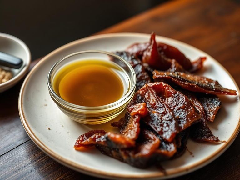 Seal oil as a dip for dried fish or meat