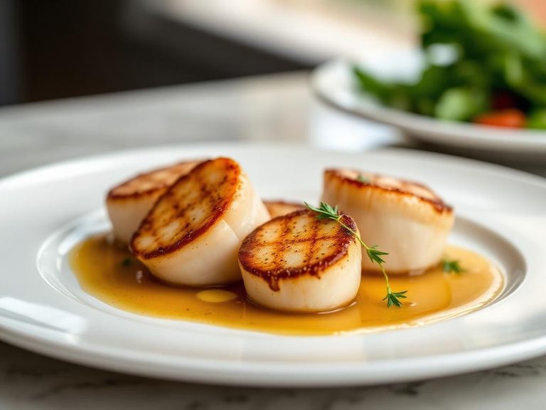 Seared Scallops with Brown Butter