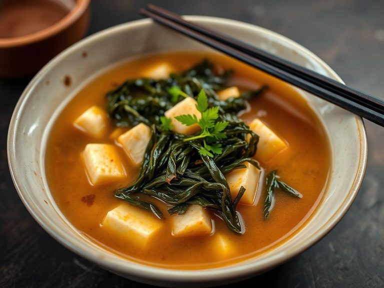 Seaweed and Tofu Soup