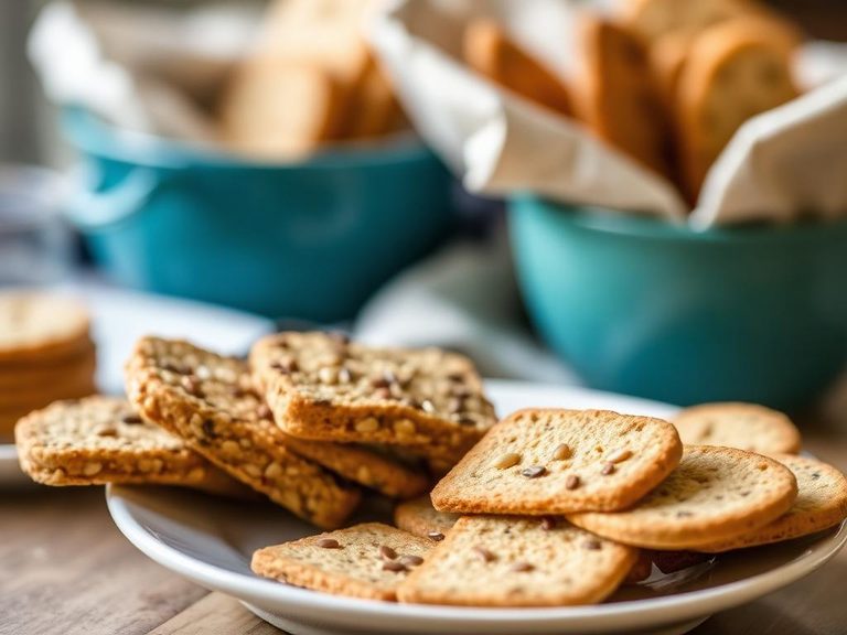 Seed bread and crackers