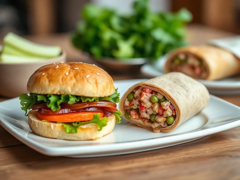 Served alongside a sandwich or wrap
