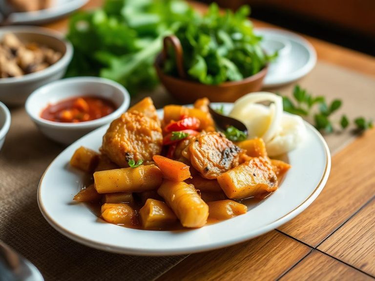 Served as a key component of a traditional feast