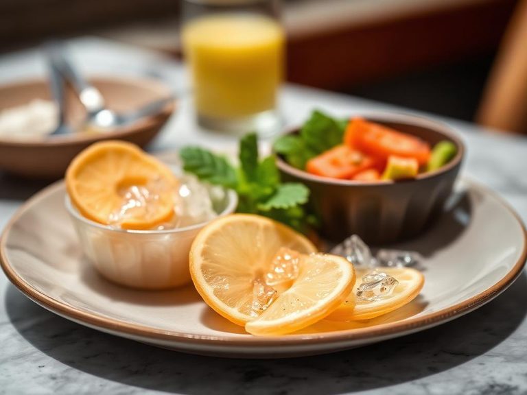 Served chilled as a soothing snack