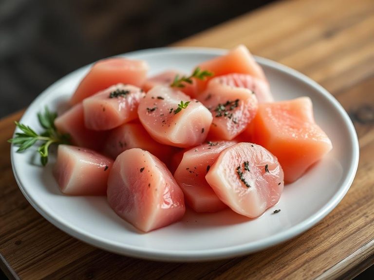 Served raw with simple seasonings