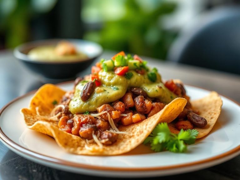 Served with guacamole or bean dip