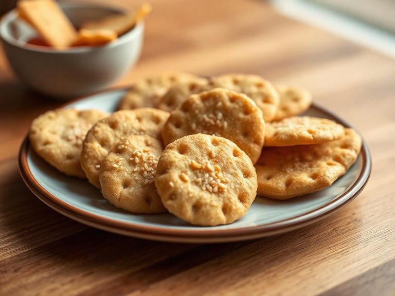 Sesame crackers