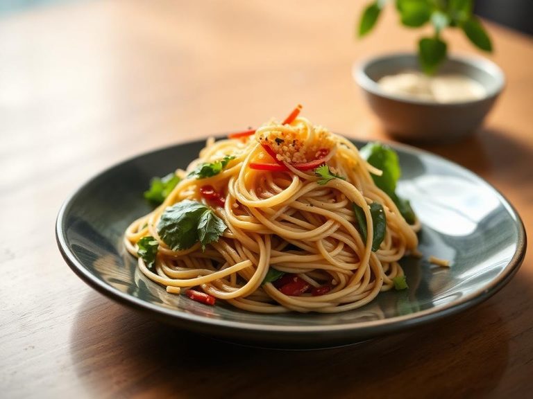 Sesame noodle salad
