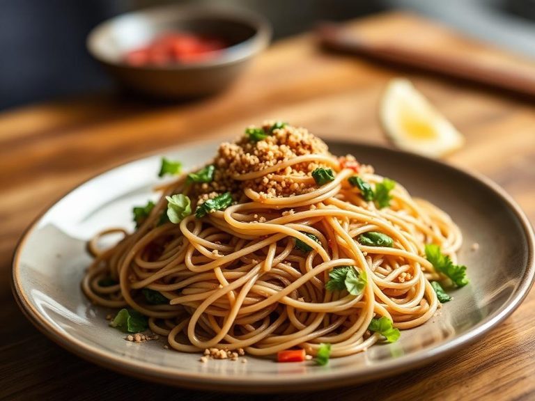 Sesame Soba Noodle Salad