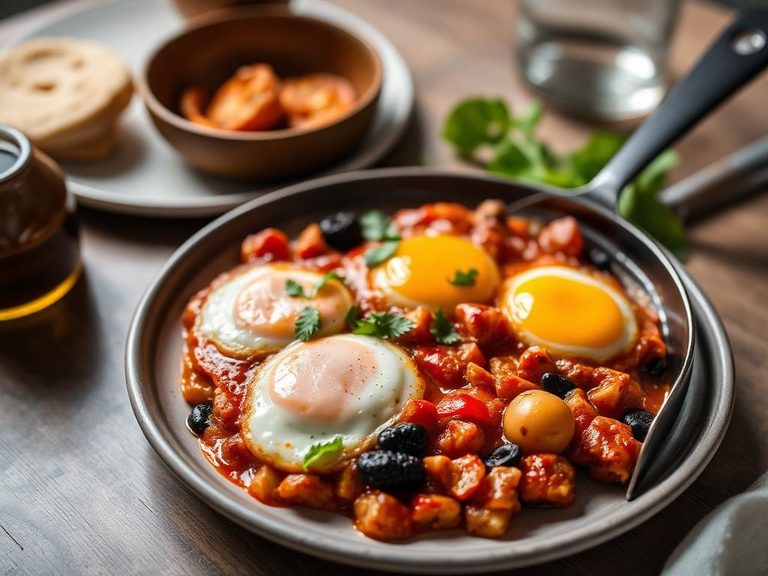 Shakshuka (scrambled variation)