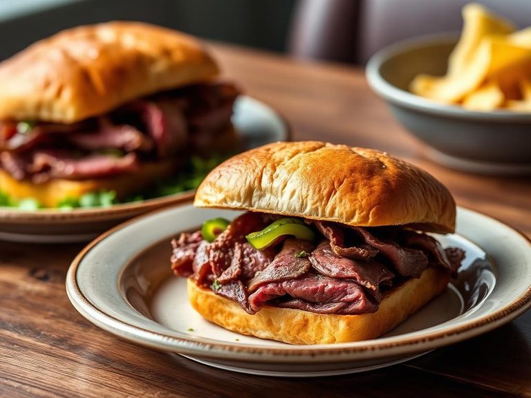 Shaved Beef Sandwiches