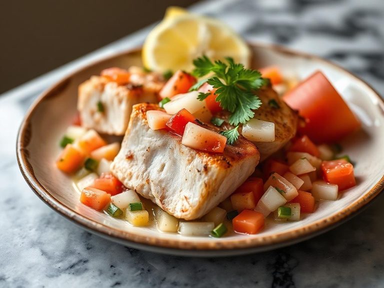 Sheepshead ceviche, a popular appetizer in coastal cuisines