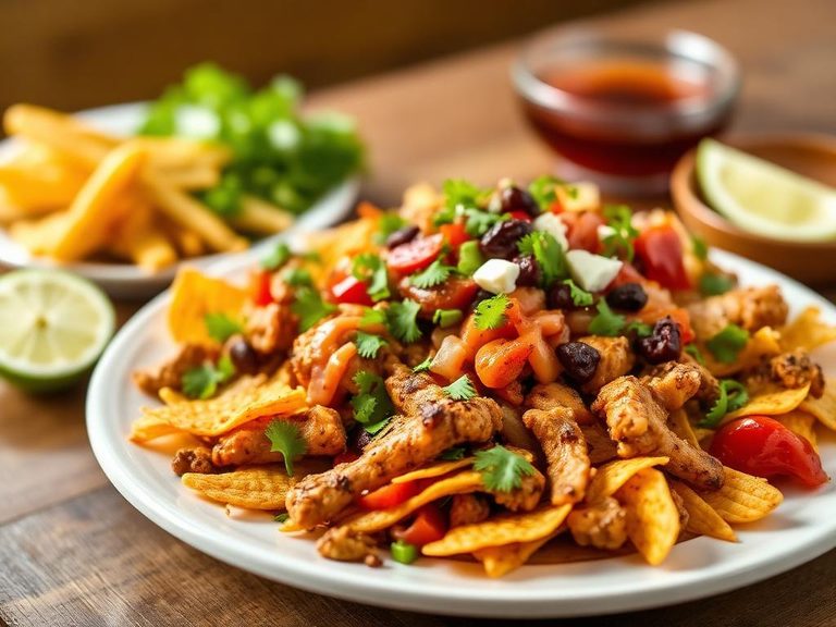 Sheet Pan Chicken Nachos