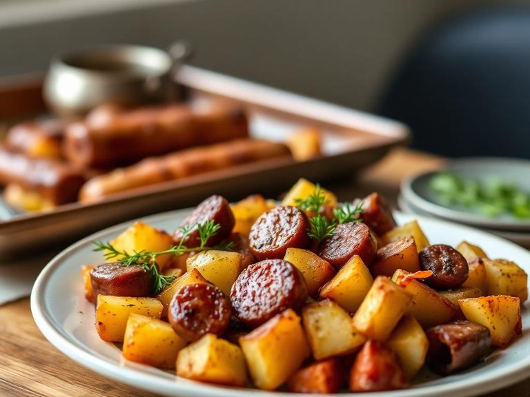 Sheet Pan Sausage and Potatoes