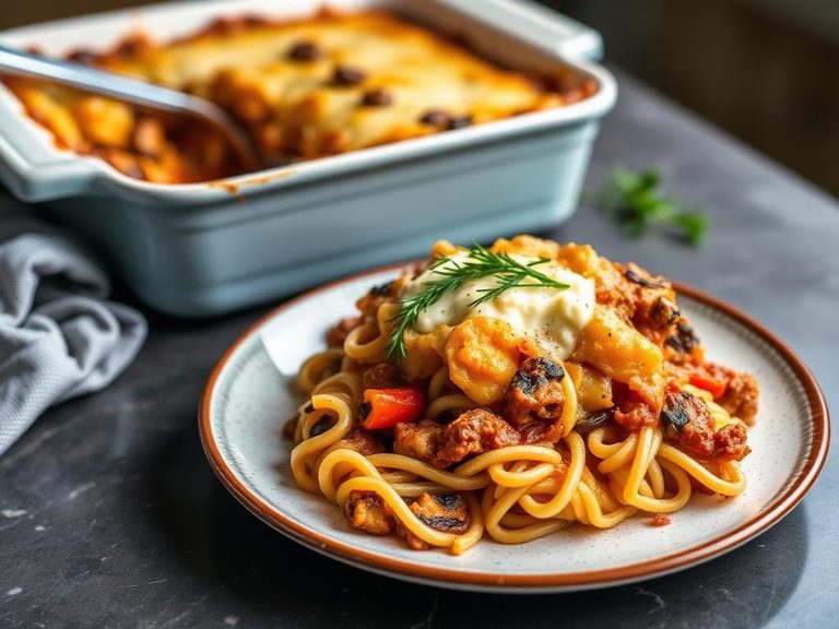 Shepherd's Pie Pasta Bake