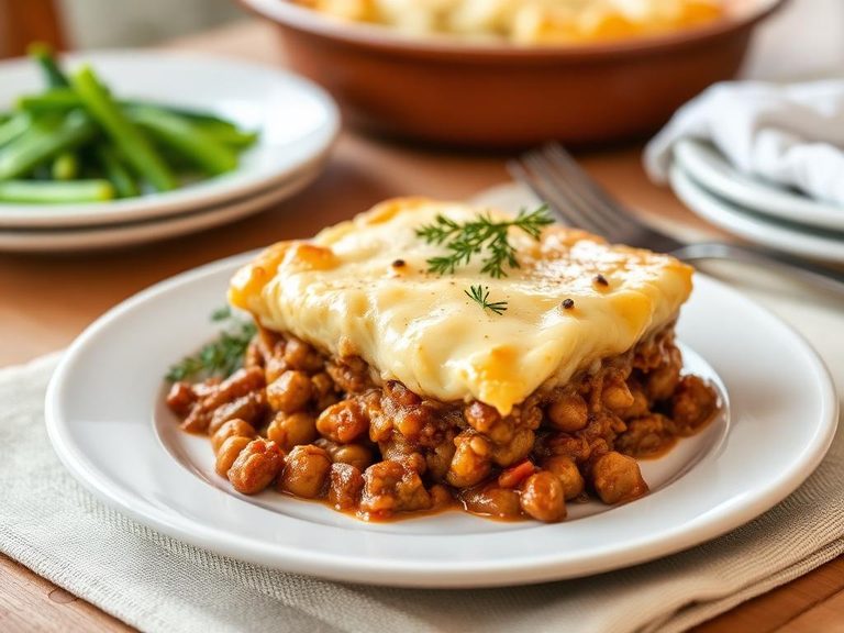 Shepherd's Pie with Cheese Topping