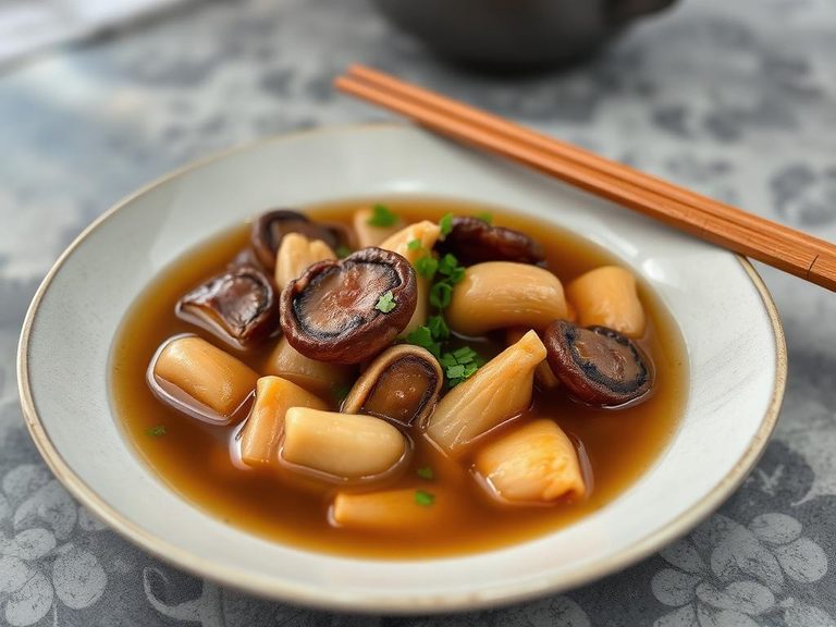 Shiitake and Ginger Broth