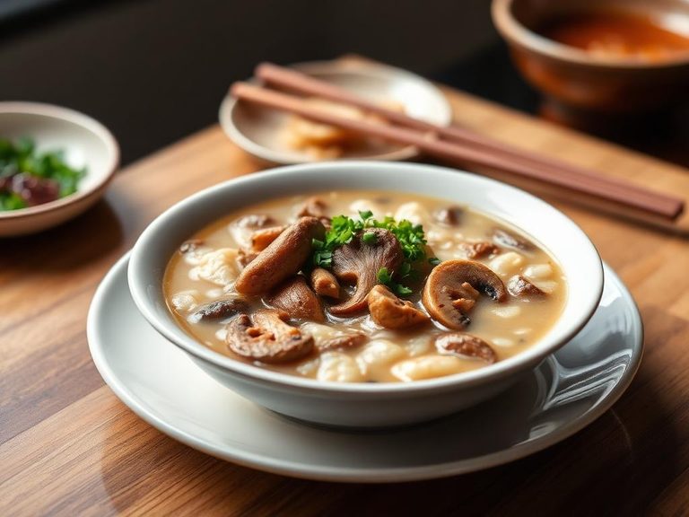 Shiitake Mushroom Congee
