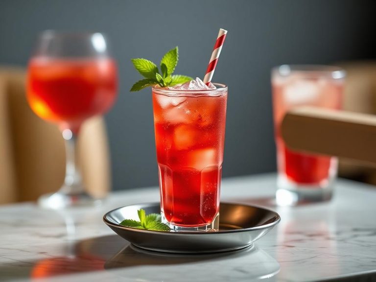 Shirley Temple cocktail
