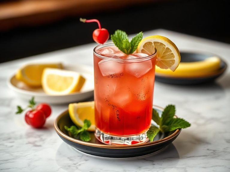Shirley Temple mocktail