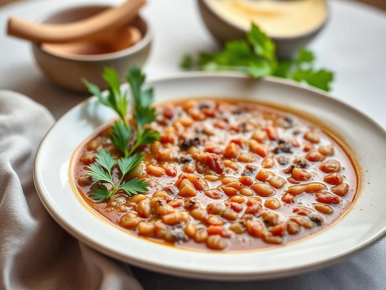 Shorbat Adas (Levantine lentil soup)