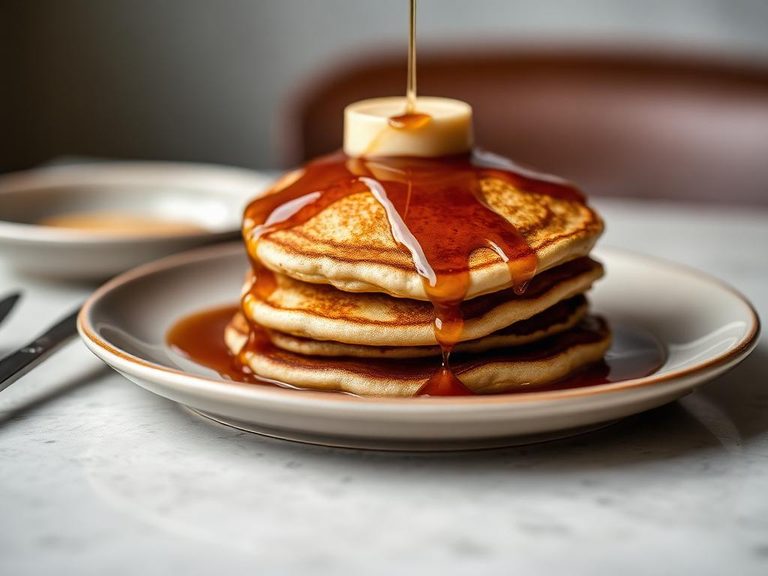 Short Stack with Maple Syrup
