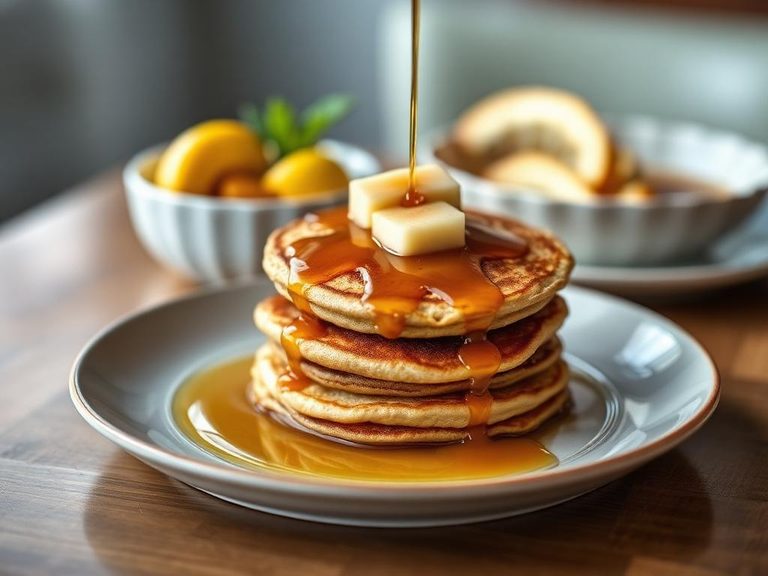 Short Stack with Syrup