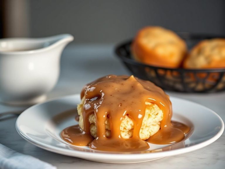 Shortcake Biscuits with Gravy