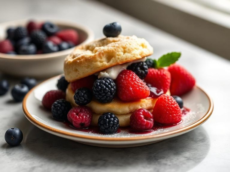Shortcake with Mixed Berries