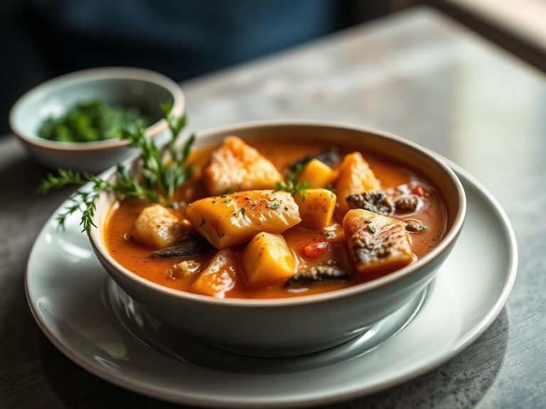 Shoshone Bannock Fish Stew