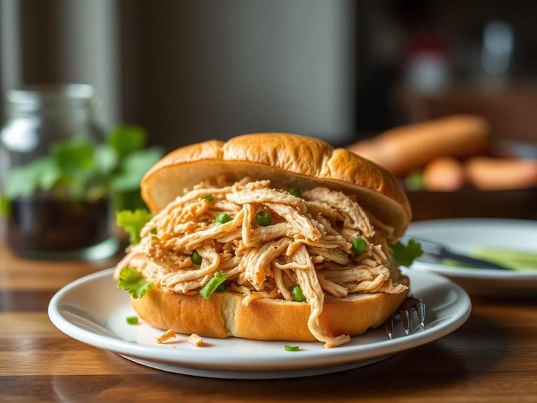 Shredded Chicken Sandwich
