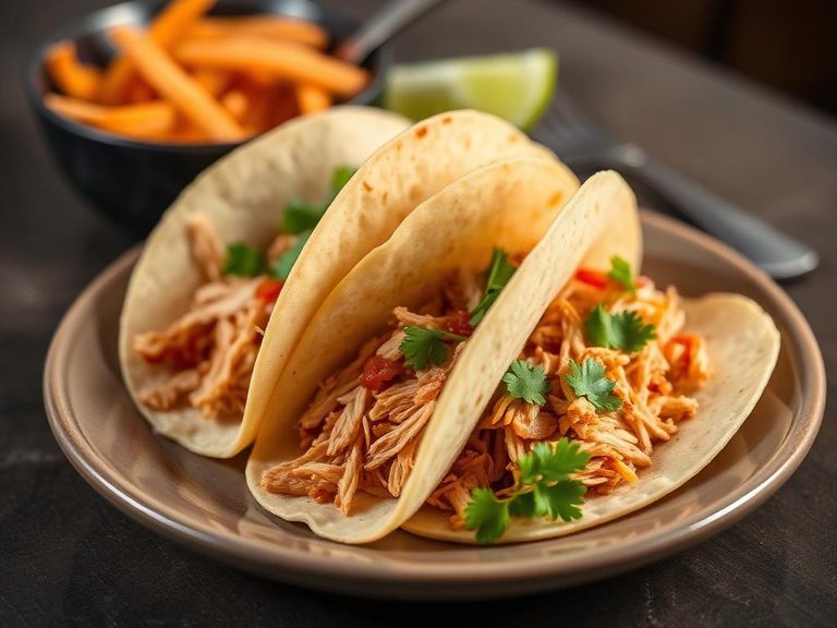 Shredded Chicken Tacos