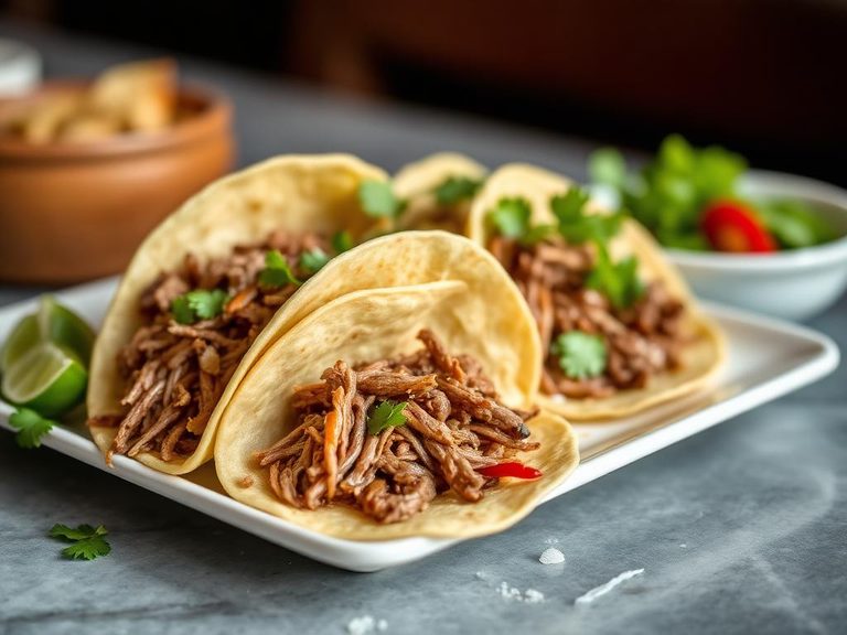 Shredded Lamb Tacos
