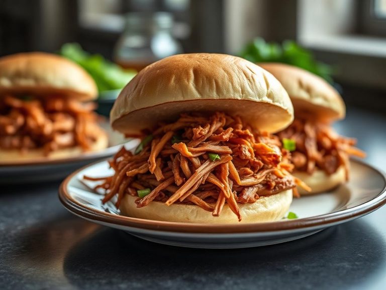 Shredded Pork Sandwiches