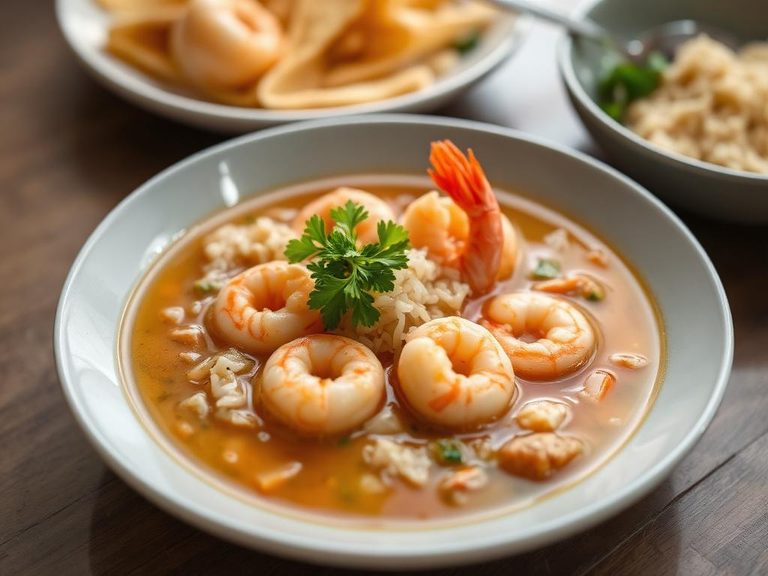 Shrimp and Rice Soup