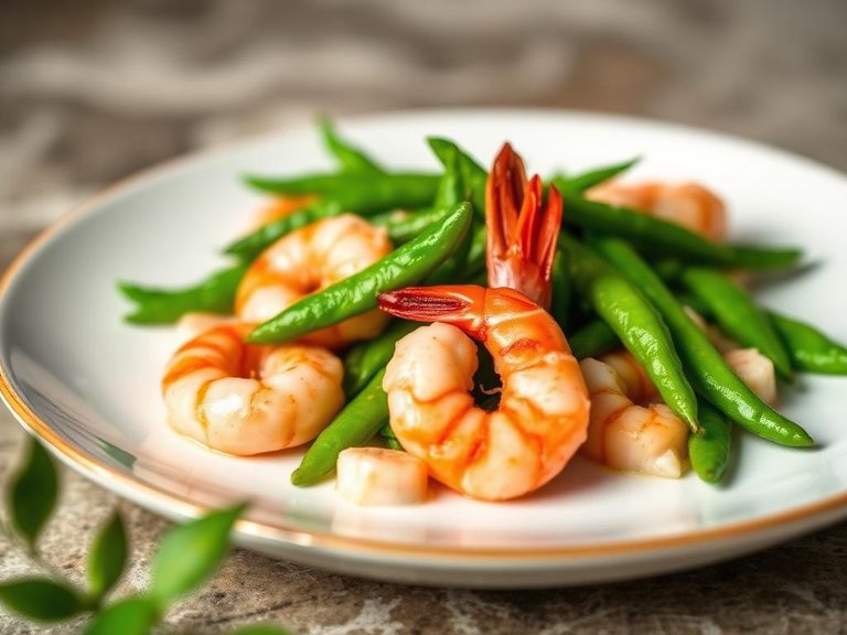 Shrimp and Snow Peas