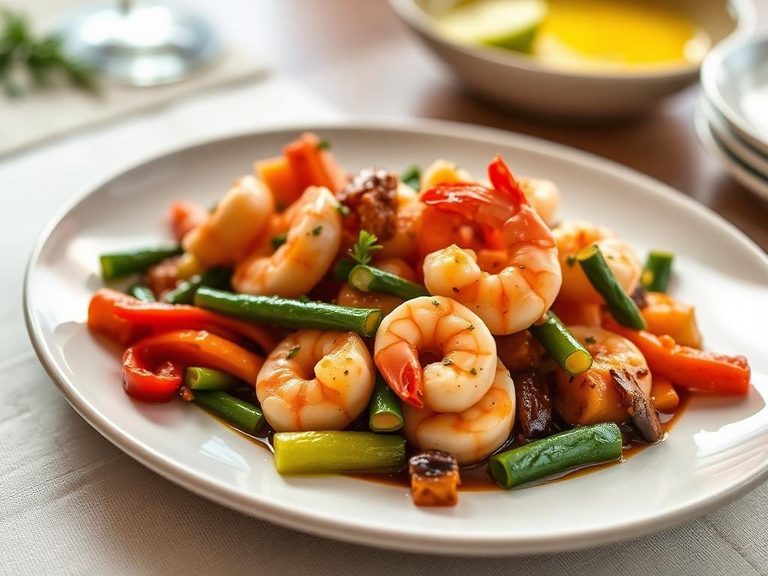 Shrimp and Vegetable Sauté