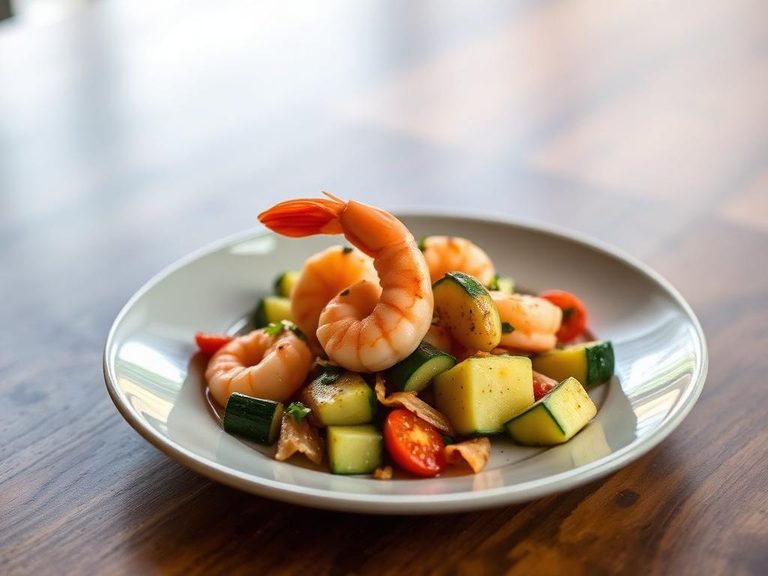 Shrimp and Zucchini Sauté