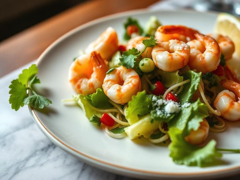 Shrimp Caesar Salad (no croutons)