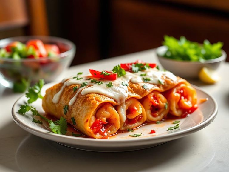 Shrimp Chimichanga