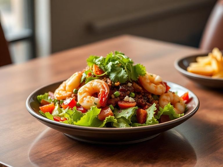 Shrimp Fajita Salad