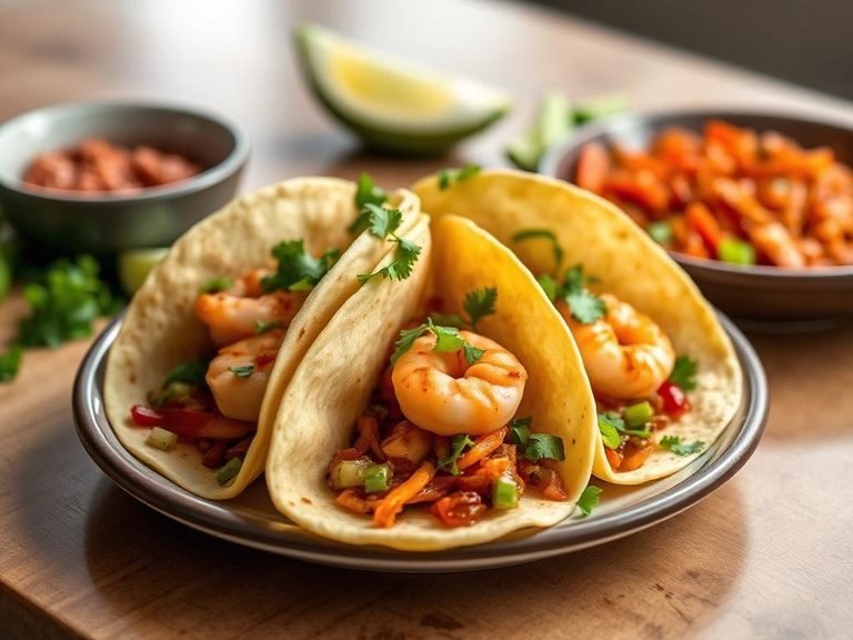 Shrimp Fajita Tacos