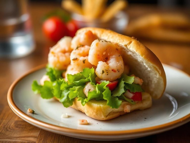 Shrimp Salad Roll